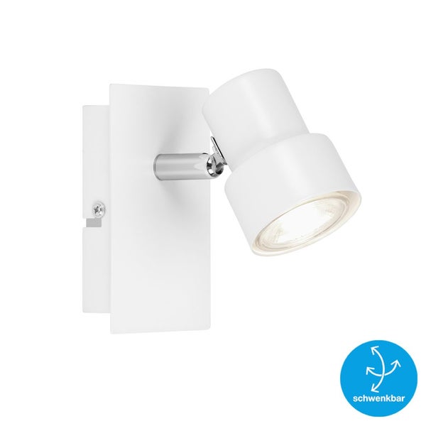 LED Wandspot Spotleuchte 1-flammig GU10 dreh- und schwenkbar 5W Briloner