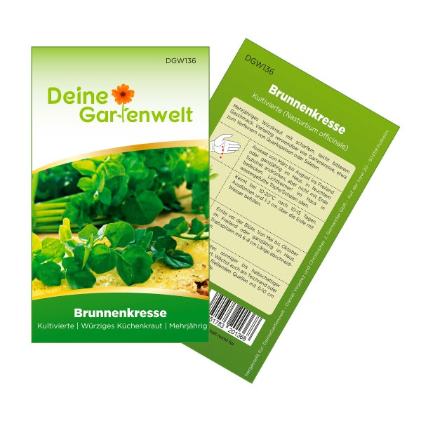 Brunnenkresse Kultivierte Samen von Deine Gartenwelt