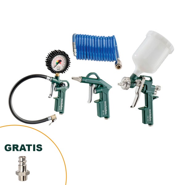 Metabo Druckluft-Werkzeugset LPZ 4 Set