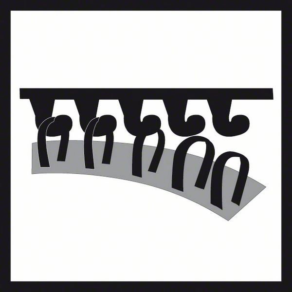 Bosch 10tlg. Schleifblatt-Set C470, Durchmesser: 125 mm - 1609200158