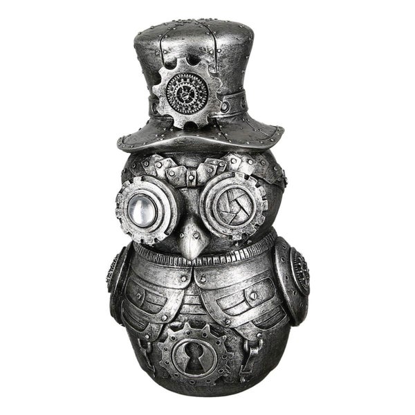 Casablanca by Gilde Steampunk Owl, H 23 cm