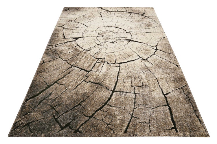 WECONhome Kurzflor Teppich Wild Oak holz braun 120x170 cm