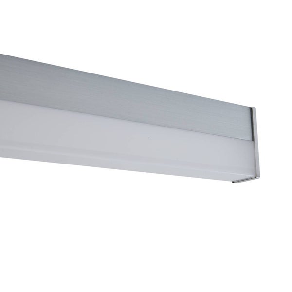 Lindby LED Wandleuchte, Wandlampe Bad Philippa (spritzwassergeschützt (Modern) in Alu aus Aluminium (1 flammig ) - Wandleuchten Spiegelleuchte Badezimmer Wandbeleuchtung Badezimmerleuchte
