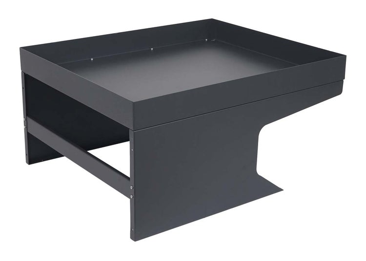 Grauer Pflanztisch aus Metall