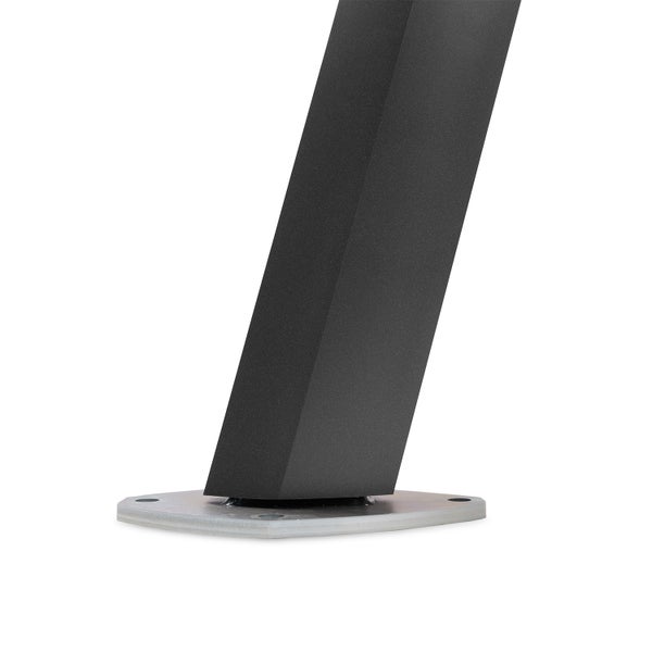 Sonnensegelmast Alu Simple Anthrazit 290 cm Mit Standfuß 75° – multisegel-fähig, robust, höhenverstellbar – Maanta®