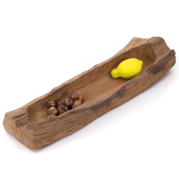 Holz-Schale  Fiore 60 Teakholz naturfarben