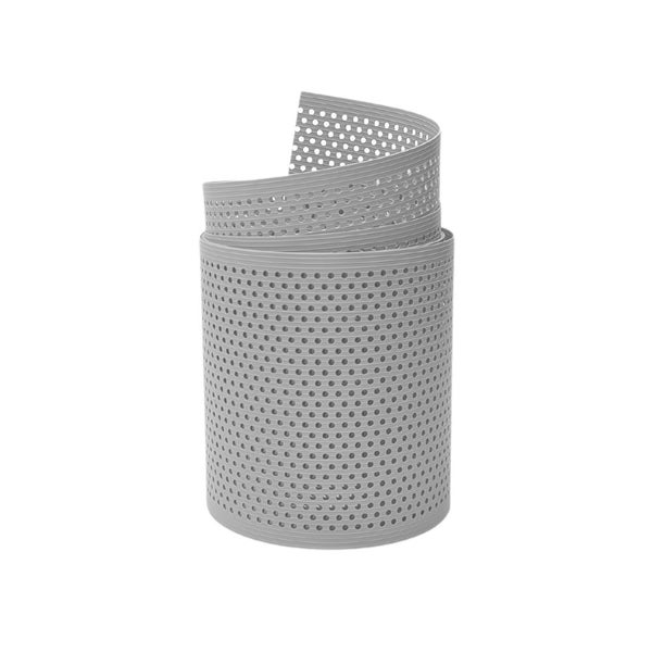 Perforiertes Drainagerohr aus Kunststoff, gerollt