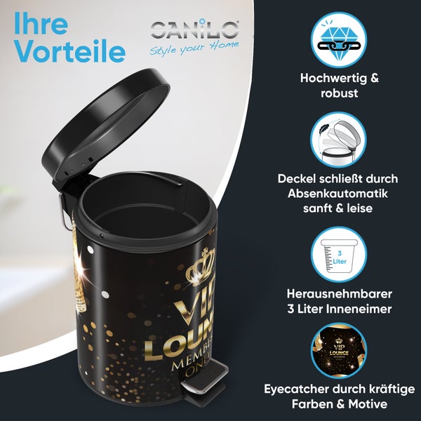 Sanilo Kosmetikeimer 3L mit Absenkautomatik VIP Lounge