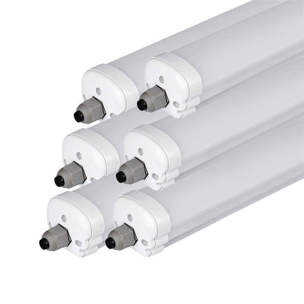 Sechs LED-Feuchtraumleuchten im Detail