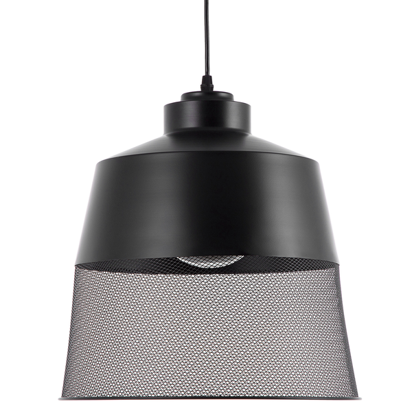 Hängeleuchte schwarz Glockenform MUGA