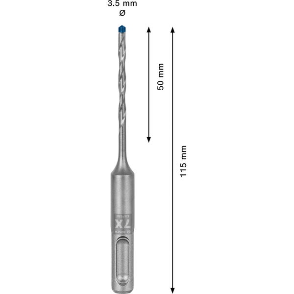 Bosch Expert SDS plus-7X Hammerbohrer 3,5 x 50 x 115 mm - 2608900055
