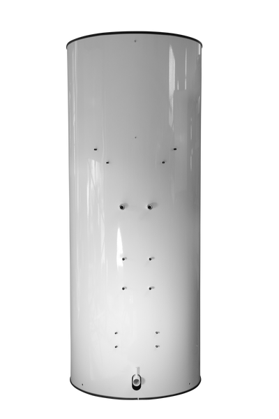 Mobile Komplettdusche Washbox Pure 79cm im Durchmesser inkl. Brauseset, Einhebelarmatur und Duschvorhang
