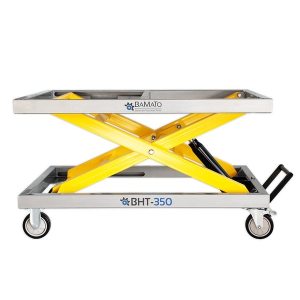 Scherenhubtischwagen mit Rädern und Handgriff