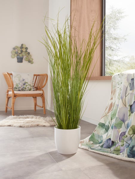 FRANK FLECHTWAREN | Pflanze Gras, KUNSTSTOFF, ca. Höhe 120 cm