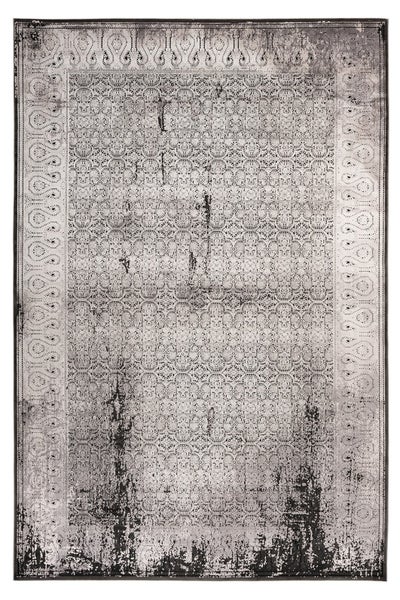 Kurzflor Teppich Kabo Grau Vintage, Modern 240 x 340 cm