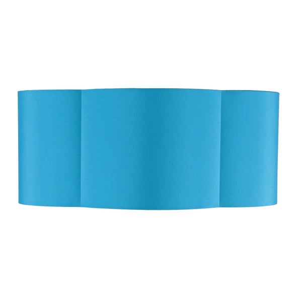 Blauer Lampenschirm