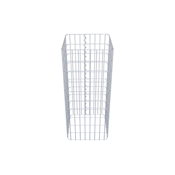 Gabionensäule 42 x 42 cm, MW 5 x 10 cm eckig - Höhe: 1,00 m