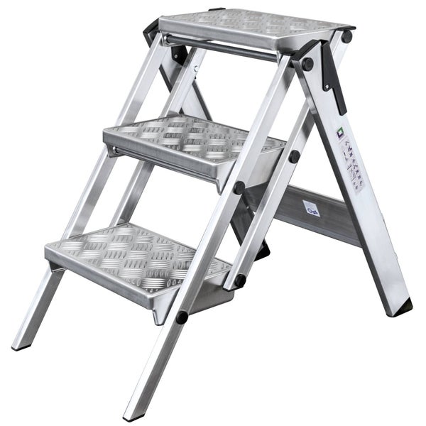 Aluminium Klapptritt mit drei Stufen