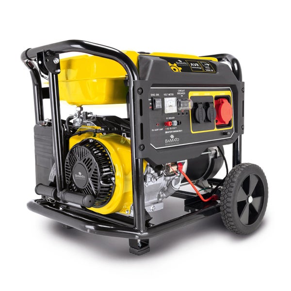 BAMATO BGE-5400 Benzin-Stromerzeuger mit 5400 Watt Leistung