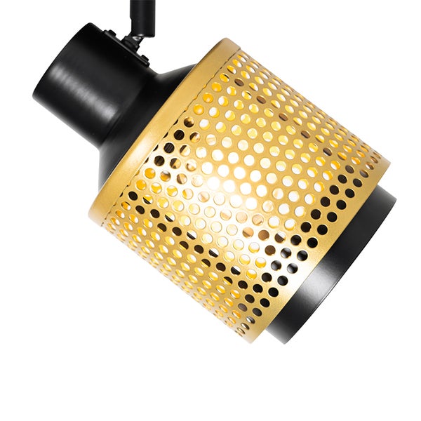 Strahler für Schienensystem, Metall mit Lochmuster