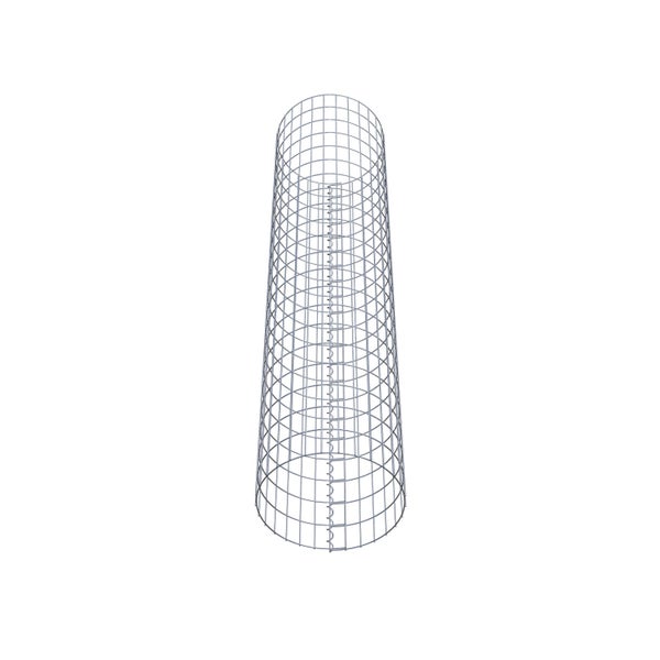 Gabionensäule Durchmesser 47 cm, MW 5 x 10 cm rund - Höhe: 2,10 m