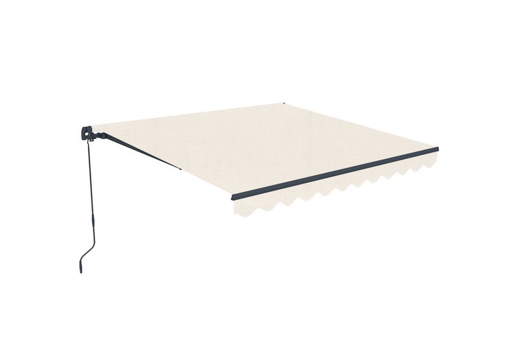 Beige einteilige Markise VECCHIO 3m x 2,5m - Premium-Canvas 320 g/m²