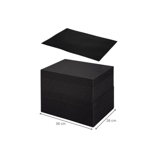 PROREGAL Eurobox NextGen Portable Mit Rasterschaumstoff und Schaumstoffeinlage HxBxT 33,5 x 30 x 40 cm 30 Liter Eurobehälter Transportbox