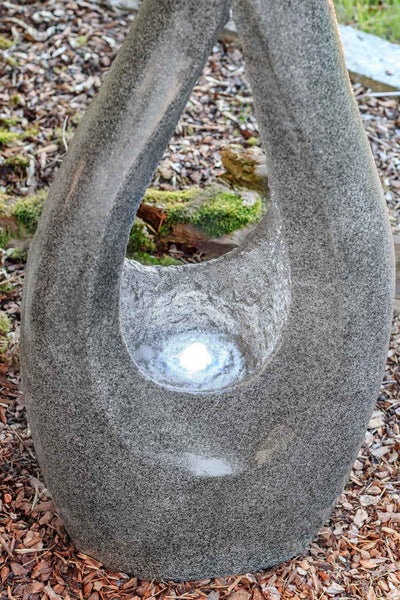 Solar Gartenbrunnen FoCurved Solar 133 cm Led 10970