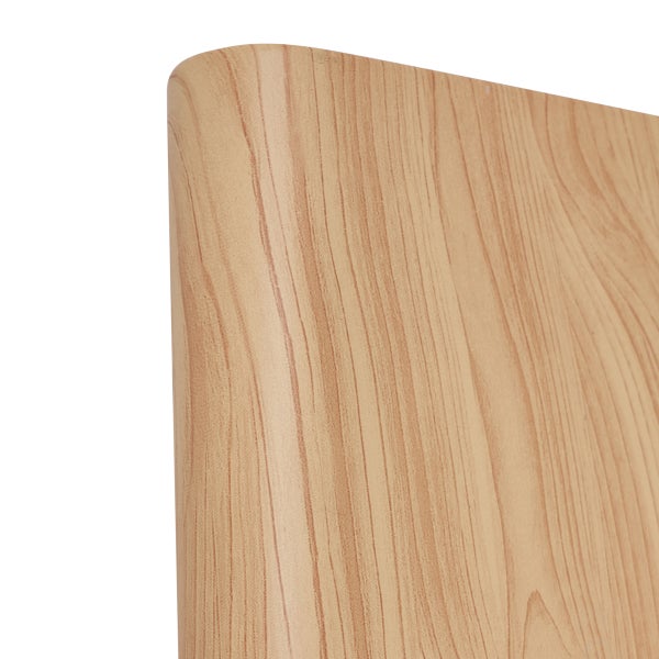Selbstklebefolie in Holzoptik mit heller Maserung für die Möbelgestaltung.