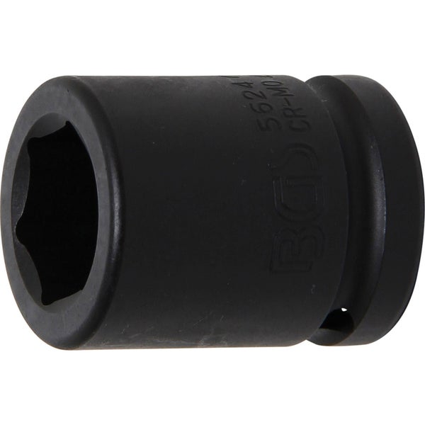 BGS Kraft-Steckschlüssel-Einsatz Sechskant Antrieb Innenvierkant 20 mm (3/4) SW 24 mm - 5624