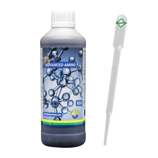 Advanced Hydroponics Amino – 1 Liter Biostimulator für kräftiges Pflanzenwachstum, einfache Dosierung, universell einsetzbar