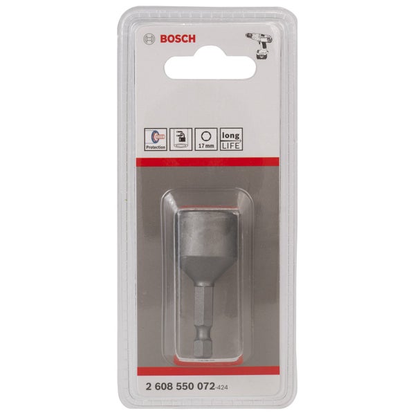 Bosch Steckschlüsseleinsatz 17 mm in Verpackung