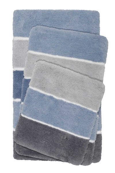 Badteppich Blau Grau Rio Marina Homie Living 70x120 cm
