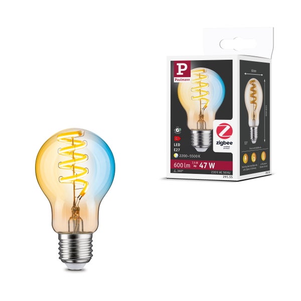 SimpLED RGB 3in1 Smart LED Streifen mit selbstklebender Rückseite, kürzbar und einfach zu verbindender Steckverbindung.