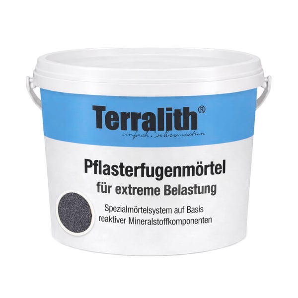 Terralith Pflasterfugenmörtel für extreme Belastung im Eimer für mineralische Untergründe