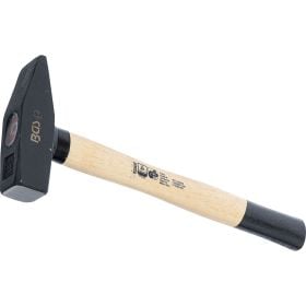 Schlosserhammer mit Holzstiel und Stahlkopf, inklusive BGS Logo