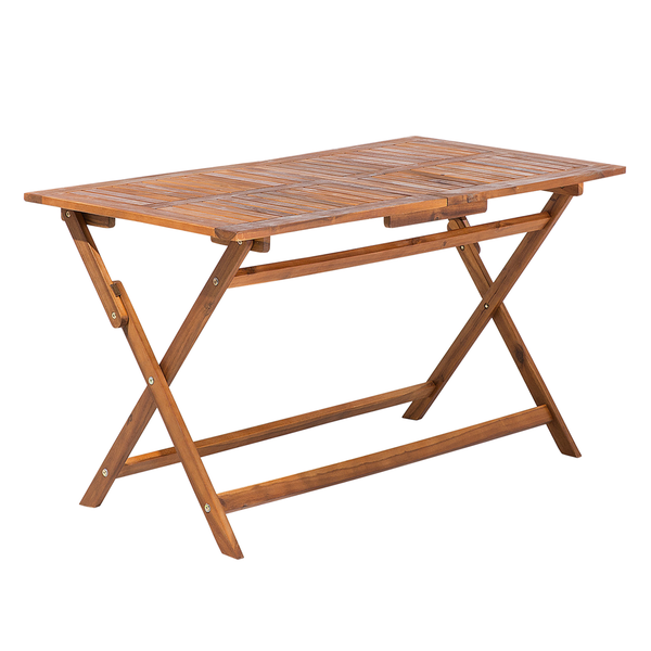 Gartentisch CENTO 140 cm 75 cm Akazienholz Braun