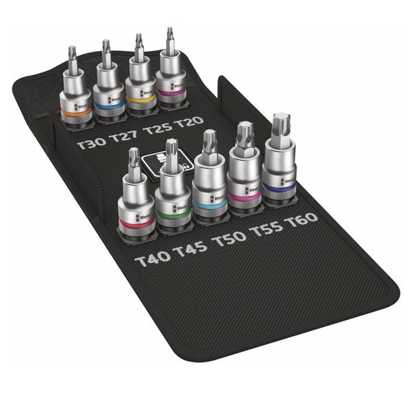 Wera Torx-Bit-Satz mit verschiedenen Größen in Halterung
