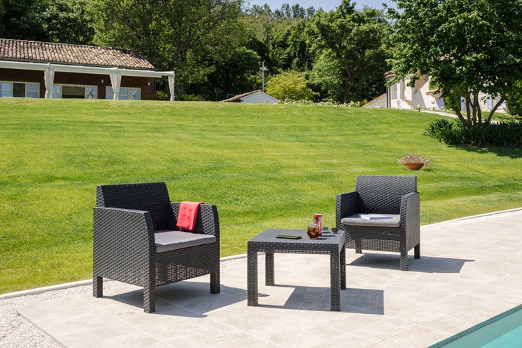 Ondis24 Loungesessel Madrid mit Sitzkissen