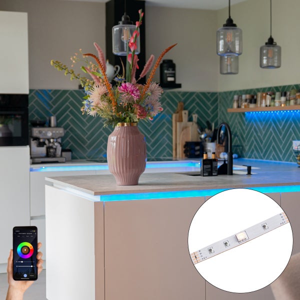 Smarter LED-Streifen RGBW 3 Meter 12W