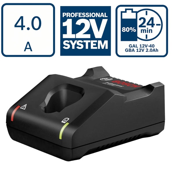 Bosch GAL 12V-40 Akku Schnellladegerät