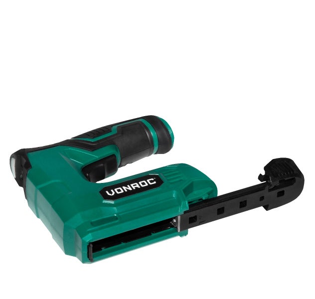 VONROC Akku Tacker & Nagelpistole - 2in1 Tacker für Holz, 4V Akku Nagler - Inkl. 900 Tackerklammern, 300 Nägel, 30 Schuss pro Minute