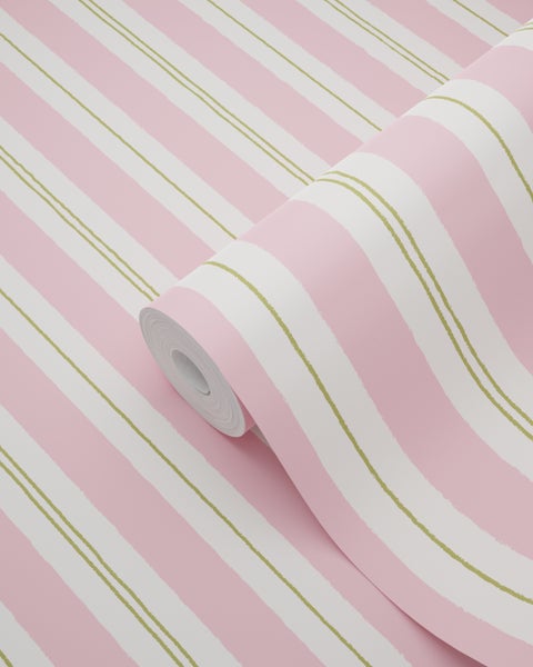 Tapetenrolle mit Streifenmuster