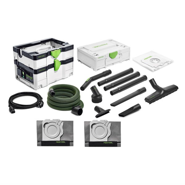 Festool CTL SYS CLEANTEC Absaugmobil 4,5 l Staubkl. L + 2x Filtersack + Reinigungsset RS-ST D 27/36-Plus im Systainer