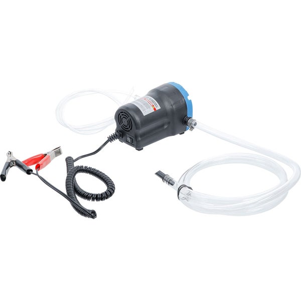 Verpackung einer BGS technic Ölabsaugpumpe mit technischen Details und Anwendungsbeispielen