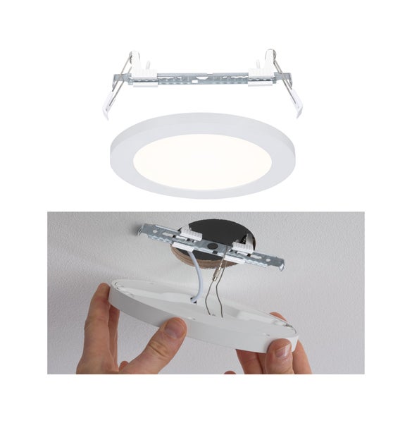 LED Einbauleuchte rund mit Montagesystem zur Installation in der Decke