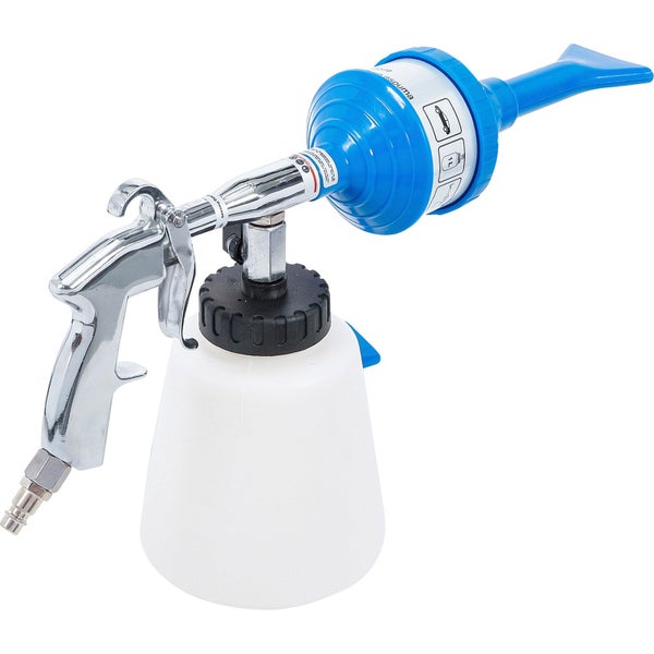 Druckluft Schaumpistole mit Reinigungsaufsatz