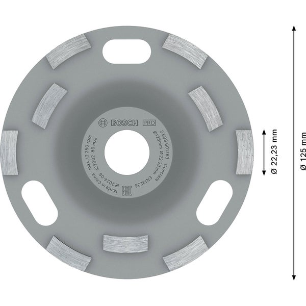 Bosch Pro Trennscheibe mit 125 Millimeter Durchmesser