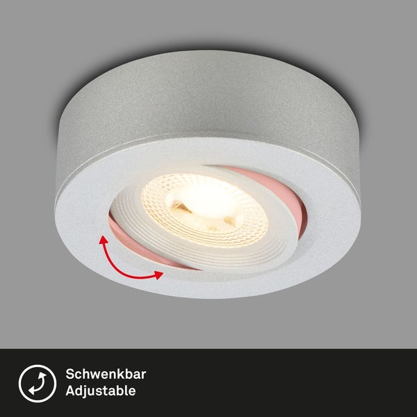 2 in 1 LED Aufbauspot und Einbaustrahler LED Einbauleuchte Spot Dimmbar