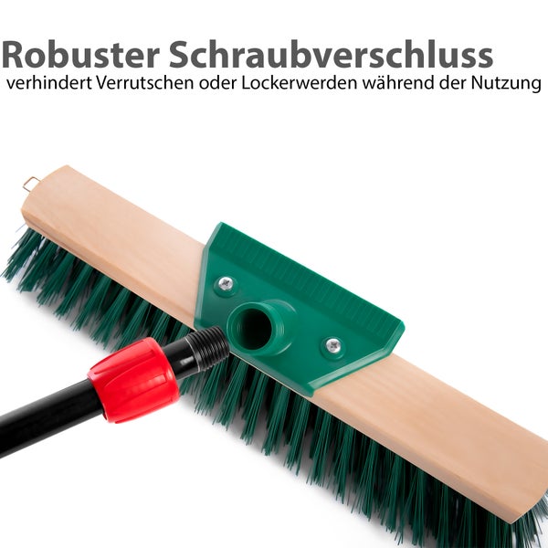 Besen mit robustem Schraubverschluss